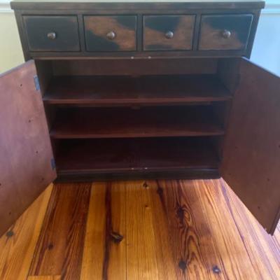 152: Pottery Barn Apothecary Style Cabinet 