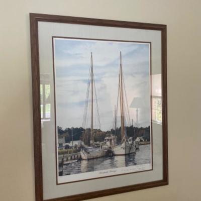 157: Chesapeake Heritage Signed and Numbered Lithograph George F. McWilliams