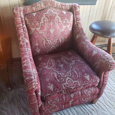 2 Custom Red Chairs