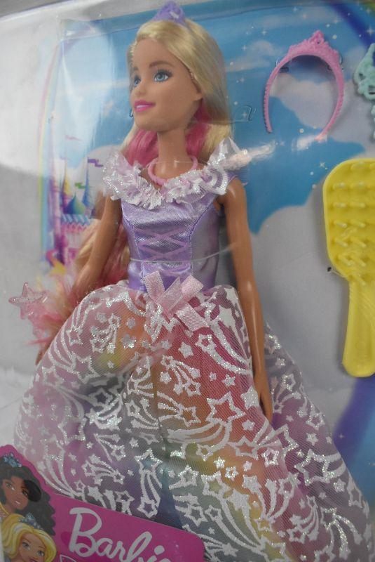 Barbie Dreamtopia Royal Ball Princess Doll, Blonde w/ Glittery Rainbow Ball  Gown | EstateSales.org