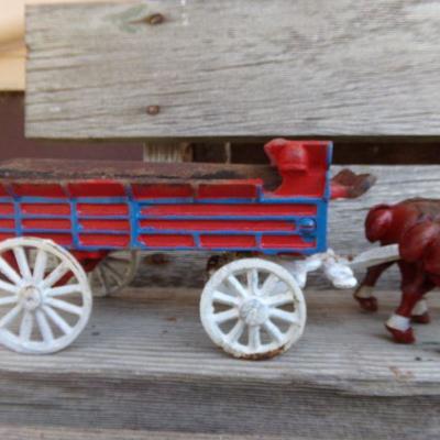 LOT 220  CAST IRON TOYS