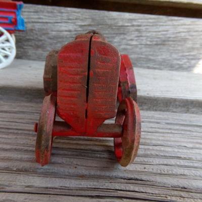 LOT 220  CAST IRON TOYS