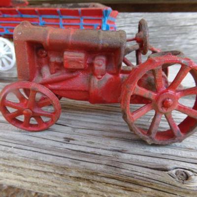 LOT 220  CAST IRON TOYS