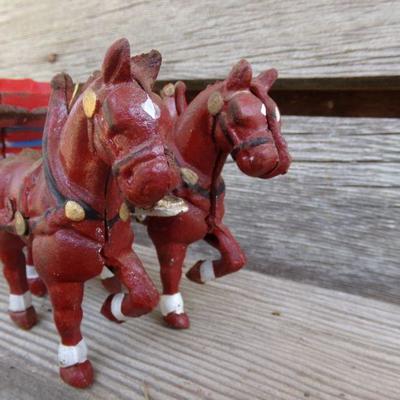 LOT 220  CAST IRON TOYS