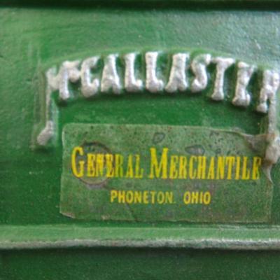 LOT 223  CAST TRACTOR AND MERCHANDISE TRUCK