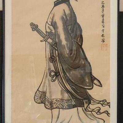 G51: Artist Signed Mixed Media Painting
