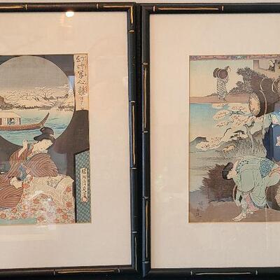 G52: Artist Signed Ink Paintings