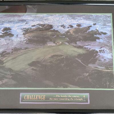 G58: Golf Course  Framed Poster
