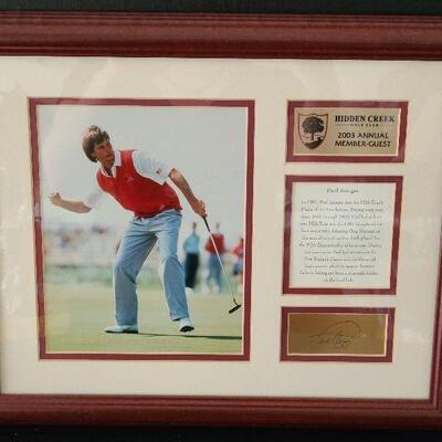 G62: Paul Azinger Pro Tour Memorabilia