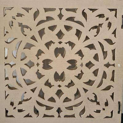 G62: Large Wall Art Wood Carved Decor