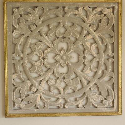 G62: Large Wall Art Wood Carved Decor