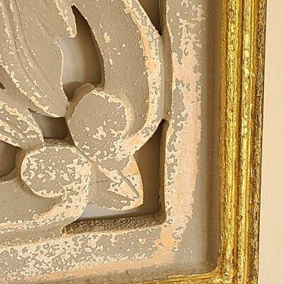 G62: Large Wall Art Wood Carved Decor