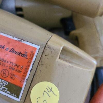 G74: Black and Decker Power Tools