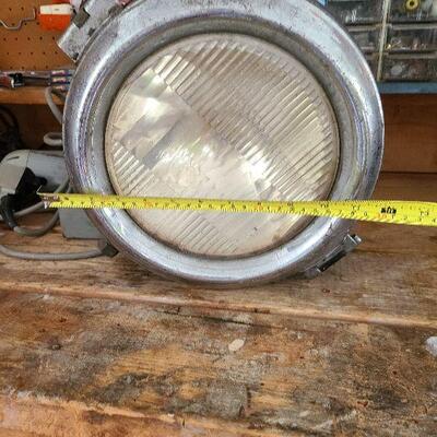 G77:  Antique Large Ray Headlamp