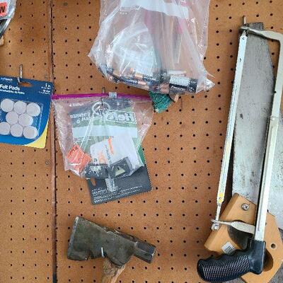 G81:  Various Handsaws, Axe etc.