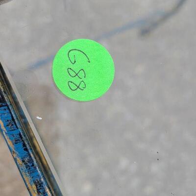 G88:  Glass Stacking Tables with Bamboo Design