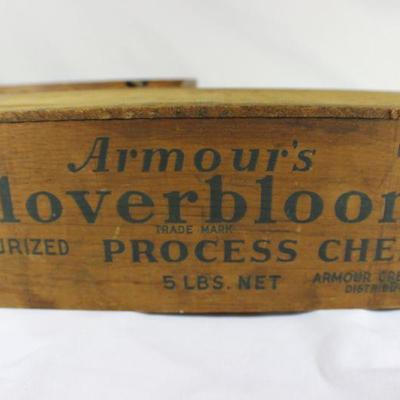 LOT#T6: Armour's Cloverbloom & Kraft American Cheese Box Lot