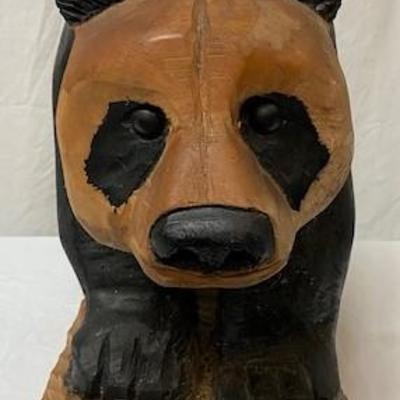 LOT#G18: J.H. Sears Hand Carved Panda