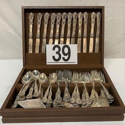 LOT#A39: 56+ Piece International Silver Company Flatware Set