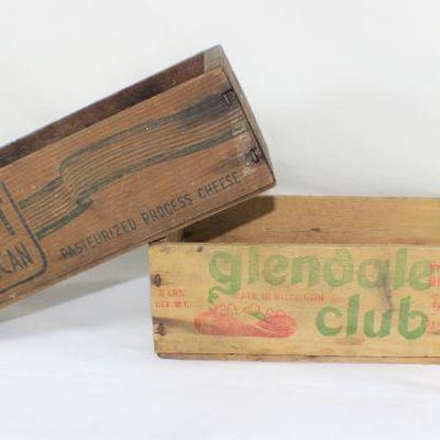 LOT#T48: Glendale Club & Kraft American Cheese Box Lot