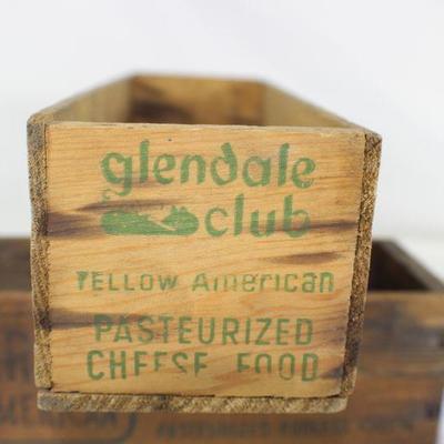 LOT#T48: Glendale Club & Kraft American Cheese Box Lot