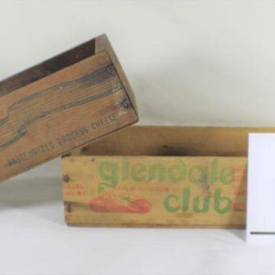 LOT#T48: Glendale Club & Kraft American Cheese Box Lot