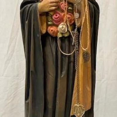 LOT#R51: Digiovanni Carved Wood Mary
