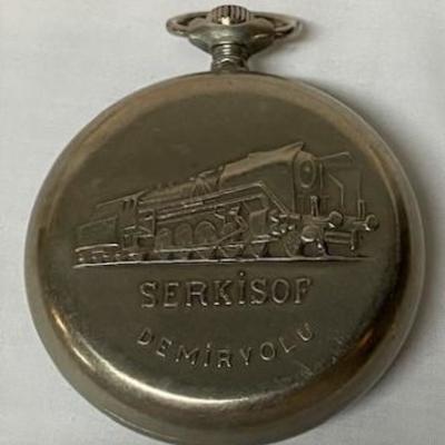 LOT#R58: Serkisof Railroad Pocket Watch