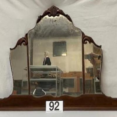 LOT#A92: Rococo Style Vanity Mirror