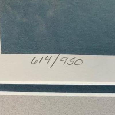LOT#A100: "Evening Light-Elk" by Robert Bateman Signed Print