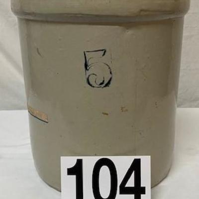 LOT#G104: #5 Crock