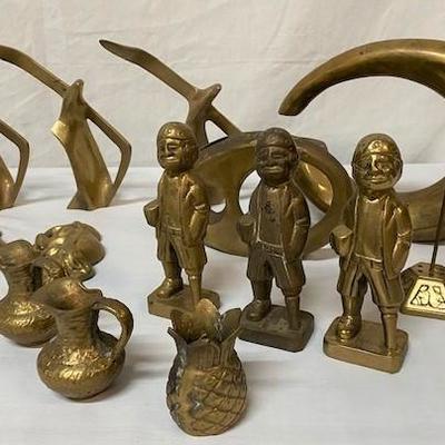 LOT#A115: Assorted Brass Lot #2