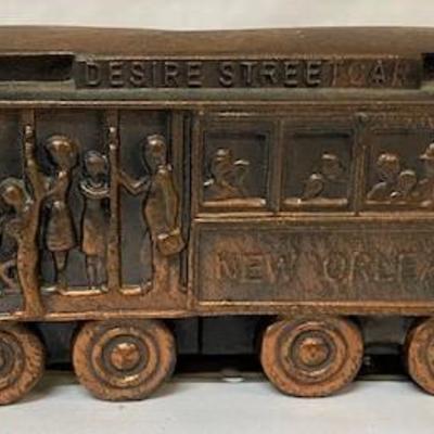 LOT#A117: Desire Streetcar Copper Colored Bank