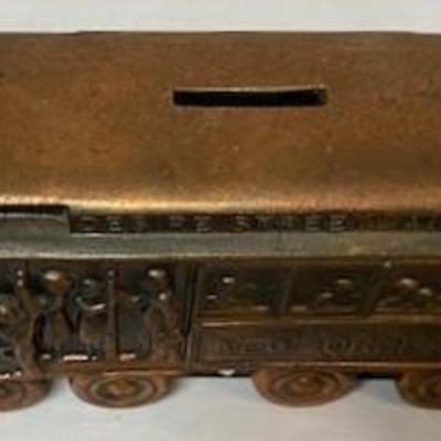 LOT#A117: Desire Streetcar Copper Colored Bank