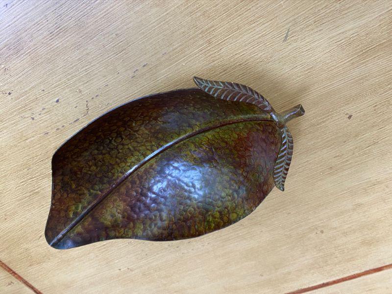 Hammered Metal Leaf Sculpture