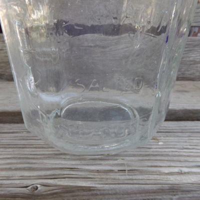 LOT 232  PLANTER'S PEANUTS GLASS CANISTER (2)