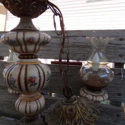 LOT 236  VINTAGE CEILING LIGHT FIXTURE