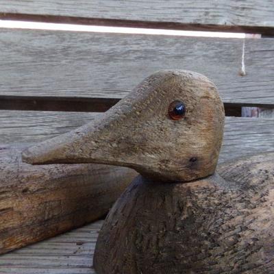 LOT 237  2 WOODEN DUCKS