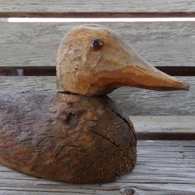 LOT 237  2 WOODEN DUCKS