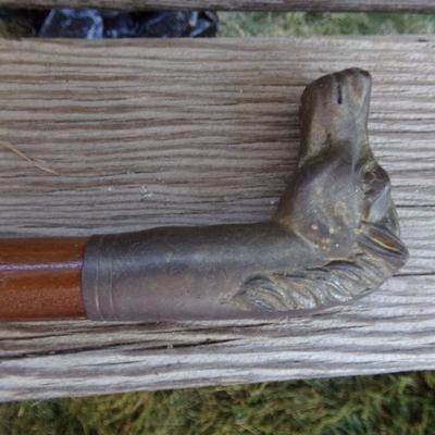 LOT 238  HORSE & EAGLE HEAD CANES