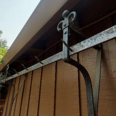 Oster Bach Style - Spanish Revival Game Butcher Meat Rack - European - One of a Kind - Very unique