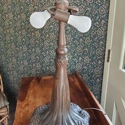 WOW stunning well made reproduction Tiffany Dragonfly Lamp - This is HUGE! 
