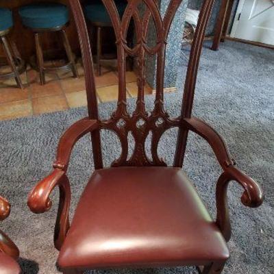 Matching set of numbered Hancock Cherry - American Drew Chairs