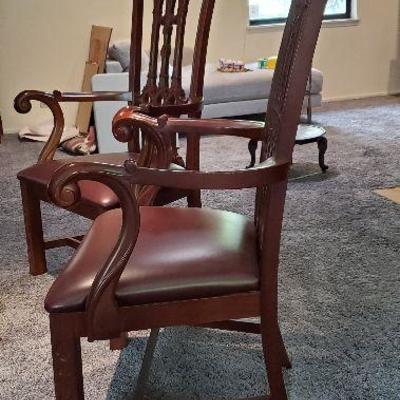 Matching set of numbered Hancock Cherry - American Drew Chairs