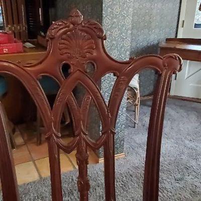 Matching set of numbered Hancock Cherry - American Drew Chairs