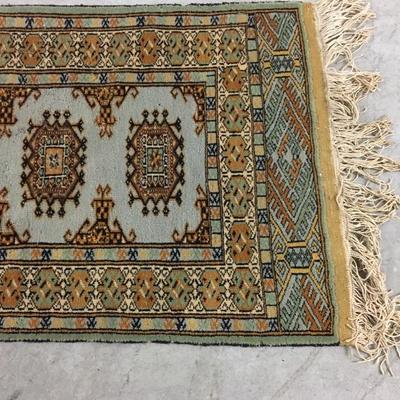 Semi Antique Handmade Persian Rug 24” x 46”