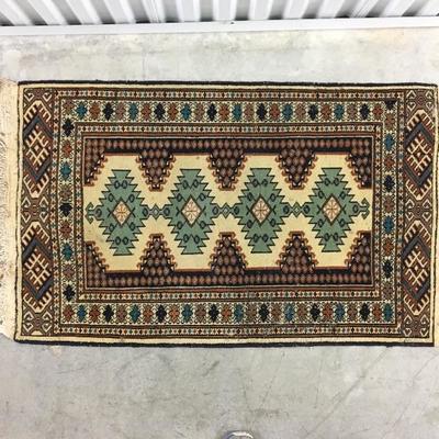 Vintage Handmade Persian Rug 27” x 64”