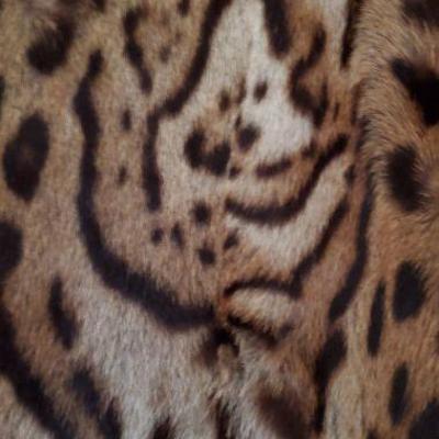 GORGEOUS Antique Authentic Full length cat Leopard Ocelot Fur coat - not dyed - Excellent condition