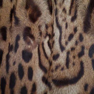 GORGEOUS Antique Authentic Full length cat Leopard Ocelot Fur coat - not dyed - Excellent condition