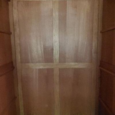 Mirrored Armoire `- Wooden Rose